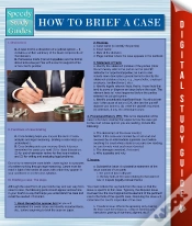 Capa do artigo How To Brief A Case (Speedy Study Guides)