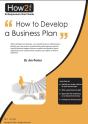 How To Develop A Business Plan - Preview