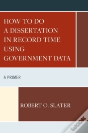 Capa do artigo How To Do A Dissertation In Record Time Using Government Data
