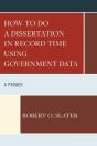 How To Do A Dissertation In Record Time Using Government Data - Preview