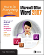 How To Do Everything With Microsoft Office Word 2007 - Preview