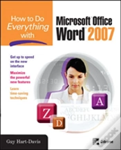 Capa do artigo How To Do Everything With Microsoft Office Word 2007