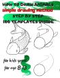 How To Draw Animals Simple Drawing Method Step By Step 100 Templates Inside - Preview
