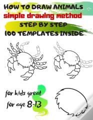 How To Draw Animals Simple Drawing Method Step By Step 100 Templates Inside