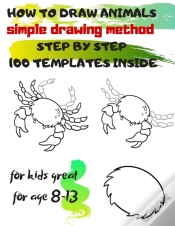 Capa do artigo How To Draw Animals Simple Drawing Method Step By Step 100 Templates Inside