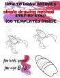 How To Draw Animals Simple Drawing Method Step By Step 100 Templates Inside - Preview