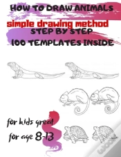 Capa do artigo How To Draw Animals Simple Drawing Method Step By Step 100 Templates Inside