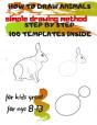 How To Draw Animals Simple Drawing Method Step By Step 100 Templates Inside - Preview