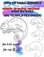 How To Draw Animals Simple Drawing Method Step By Step 100 Templates Inside - Preview