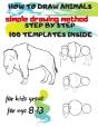 How To Draw Animals Simple Drawing Method Step By Step 100 Templates Inside - Preview