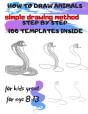 How To Draw Animals Simple Drawing Method Step By Step 100 Templates Inside - Preview