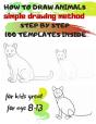 How To Draw Animals Simple Drawing Method Step By Step 100 Templates Inside - Preview