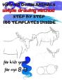 How To Draw Animals Simple Drawing Method Step By Step 100 Templates Inside - Preview