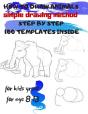 How To Draw Animals Simple Drawing Method Step By Step 100 Templates Inside - Preview