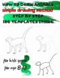How To Draw Animals Simple Drawing Method Step By Step 100 Templates Inside - Preview