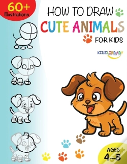 Capa do artigo How To Draw Cute Animals For Kids Ages 4-8