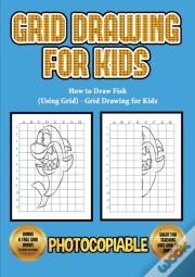 How To Draw Fish (Using Grid) - Grid Drawing For Kids