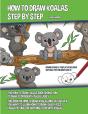 How To Draw Koalas Step By Step  This Ho - Preview
