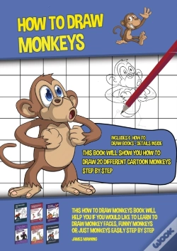 Capa do artigo How To Draw Monkeys (This Book Will Show You How To Draw 20 Different Cartoon Monkeys Step By Step)