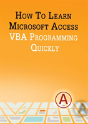 How To Learn Microsoft Access Vba Programming Quickly! - Preview