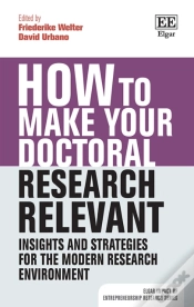 Capa do artigo How To Make Your Doctoral Research Relevant
