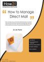 How To Manage Direct Mail - Preview