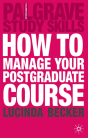 How To Manage Your Postgraduate Course - Preview
