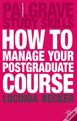 Capa do artigo How To Manage Your Postgraduate Course