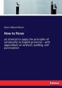 How To Parse - Preview