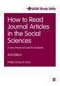How To Read Journal Articles In The Social Sciences - Preview