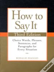 Capa do artigo How To Say It, Third Edition