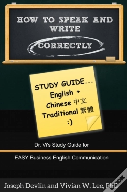Capa do artigo How To Speak And Write Correctly: Study Guide (English + Chinese Traditional)