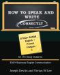 How To Speak And Write Correctly - Preview