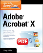 How To To Everything Adobe Acrobat X - Preview