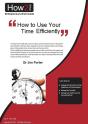 How To Use Your Time Efficiently - Preview