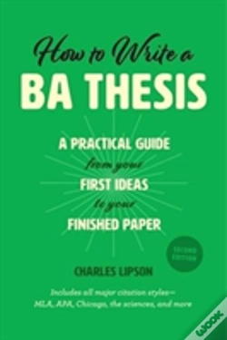 Capa do artigo How To Write A Ba Thesis, Second Edition