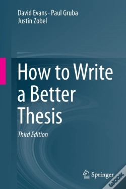 Capa do artigo How To Write A Better Thesis