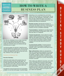 Capa do artigo How To Write A Business Plan (Speedy Study Guides)