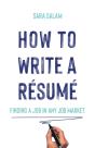 How To Write A Resume - Preview