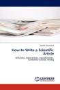 How To Write A Scientific Article - Preview
