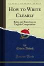 How To Write Clearly - Preview