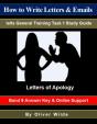 How To Write Letters & Emails. Ielts General Training Task 1 Study Guide. Letters Of Apology. Band 9 Answer Key & On-Line Support. - Preview