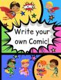 How To Write Your Own Comic Book With Black Panels For Creative Kids - Preview