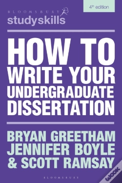 Capa do artigo How To Write Your Undergraduate Dissertation