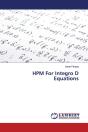 Hpm For Integro D Equations - Preview