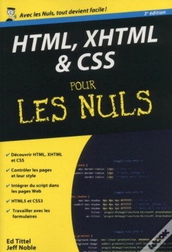 Capa do artigo Html, Xhtml & Css Pour Les Nuls (3e Édition)