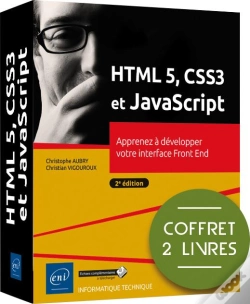 Capa do artigo Html5, Css3 Et Javascript - Coffret De 2 Livres : Apprenez A Developper Votre Interface Front End (2