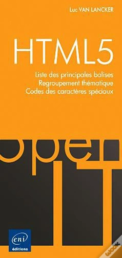 Capa do artigo Html5 ; Liste Des Balises