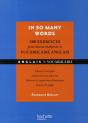 Hu Anglais; In So Many Words - Preview