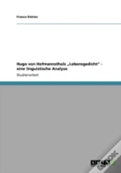 Capa do artigo Hugo Von Hofmannsthals  Lebensgedicht  - Eine Linguistische Analyse